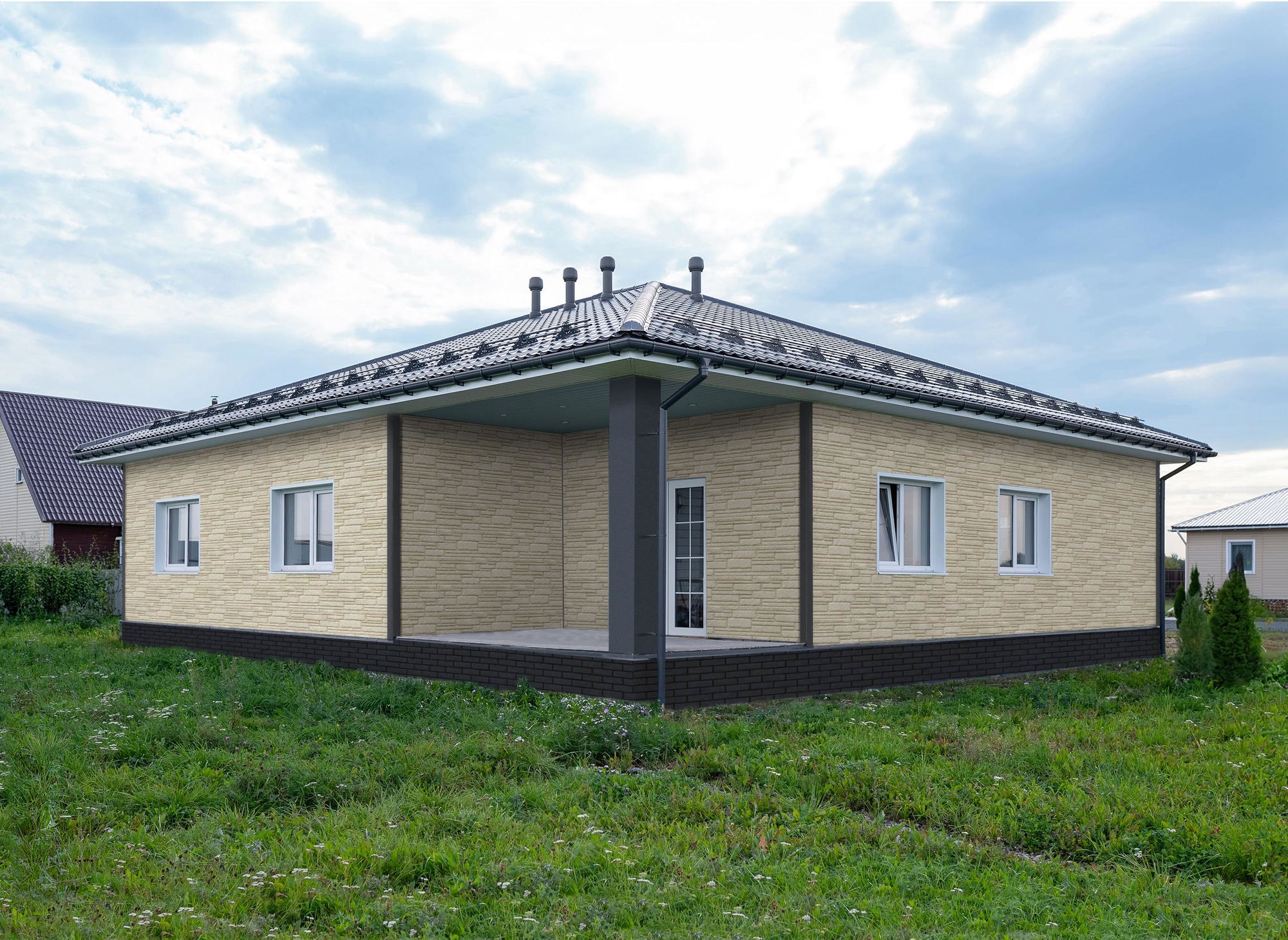фасадная панель гранд лайн камелот