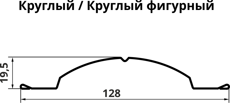 штакетник круглый чертеж