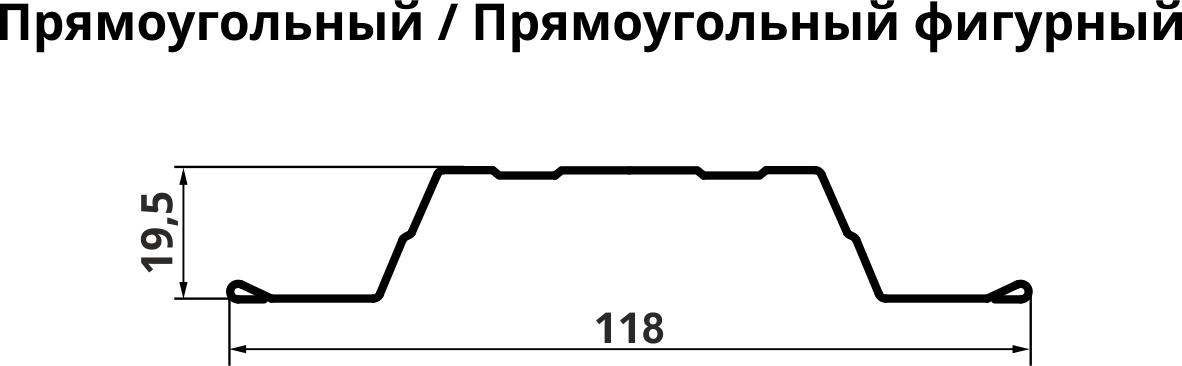 штакетник прямоугольный чертеж